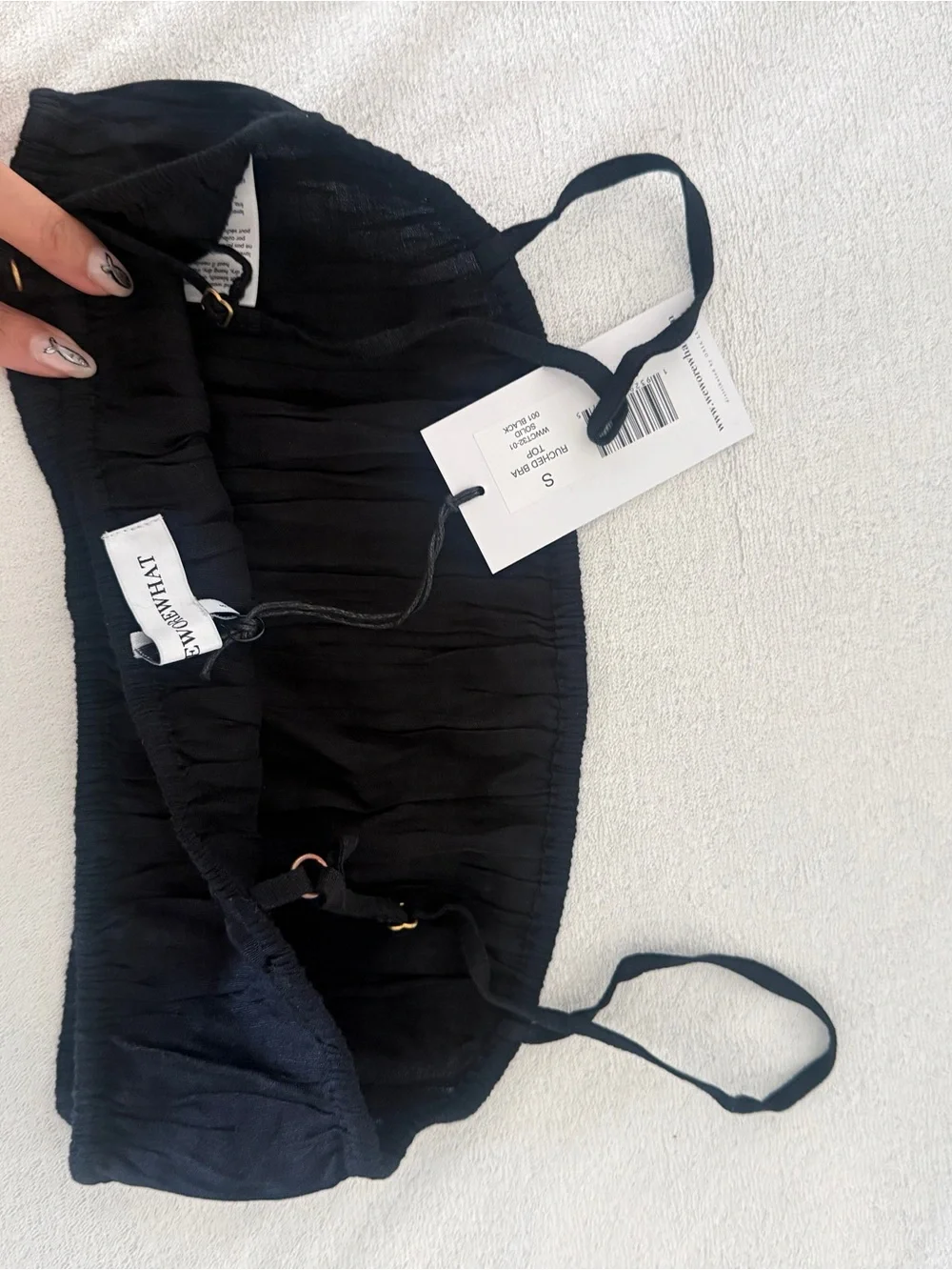 WeWoreWhat linen blend